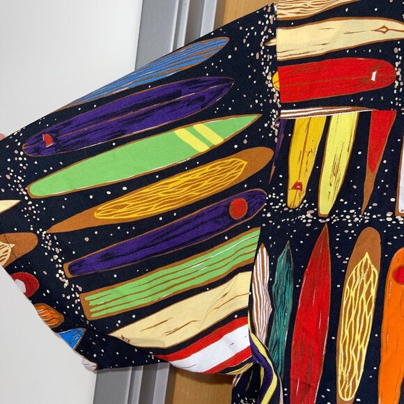 Kahala John Severson Mens Shirt Size XL Multicolor Surfboards Hawaiian - Picture 6 of 11